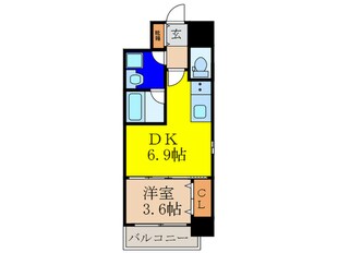 アリビオ千里豊津の物件間取画像